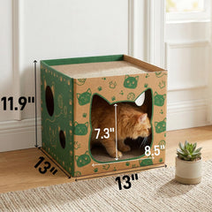 Pumtus gros plan carton corrugé durable pour résister aux griffes