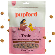 Pupford emballage avant montrant design et poids, pratique pour repérer en rayon