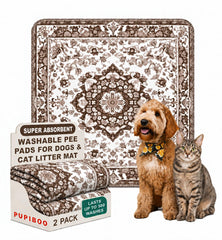 PUPIBOO vue face avant du tapis absorbant protection immédiate