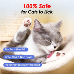 PUPMATE mousse légère sur pelage illustrant nettoyage sans eau efficace