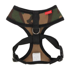Puppia harnais gros plan maille respirante triple couche pour confort