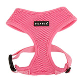 Puppia harnais face rose montrant maintien et confort