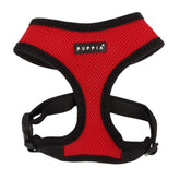 Puppia harnais rouge vue avant montrant maintien confortable