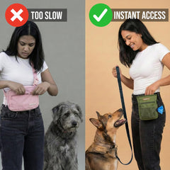PupSensei clip métallique fixé à la ceinture garantissant maintien stable lors des promenades