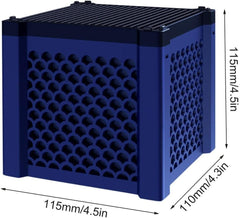 Pure Cube gros plan structure alvéolée offrant grande surface pour filtration