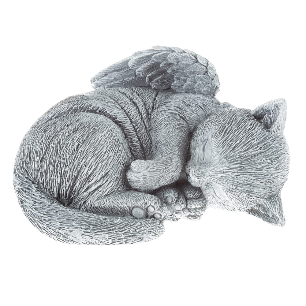 Pure Garden statue ange chat vue de face apportant consolation durable