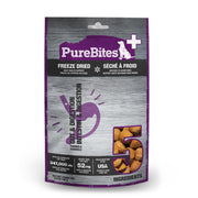 PureBites packaging face montrant étiquette claire et bénéfice transparence