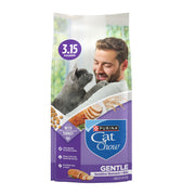Purina Cat Chow emballage avant montrant format 3.15 lb et informations claires