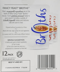 Purina Fancy Feast Broths ingrédients: poisson et légumes réels pour goût naturel
