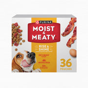Purina Moist & Meaty boîte 36 sachets, présentation pratique pour gain de temps