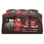 Purina ONE vue avant du pack varié montrant six boîtes, praticité pour repas