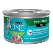 Purina ONE boîte face montrant l'étiquette et l'appétence