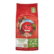 Purina ONE emballage avant montrant la formule au poulet et bénéfice nutritionnel