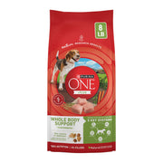 Purina ONE emballage face montrant la recette poulet et bénéfice global
