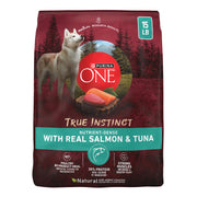 Purina ONE emballage face montrant la recette saumon et thon bénéfice nutritionnel