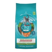 Purina ONE emballage face montrant formule au saumon pour contrôle de poids