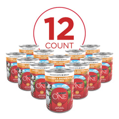 Purina ONE zoom étiquette nutrition pour bénéfice informations claires