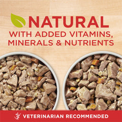 Purina ONE gros plan sur morceaux tendres révélant une protéine de qualité