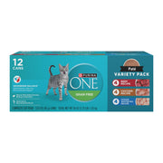 Purina ONE pack face montrant variétés pour choix pratique