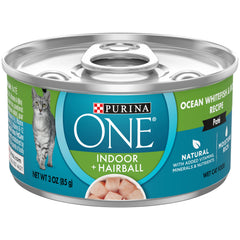 Purina ONE vue avant de la boîte montrant l'étiquette et la qualité
