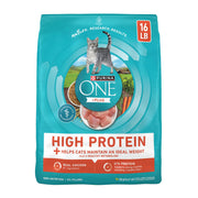 Purina ONE sachet avant montrant emballage et bénéfice contrôle du poids