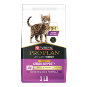 Purina Pro Plan emballage avant montrant la formule senior et bénéfice digestif