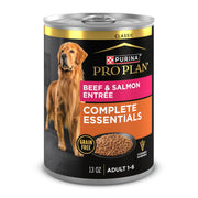Purina Pro Plan boîte devant montrant l'étiquette et bénéfice nutritionnel