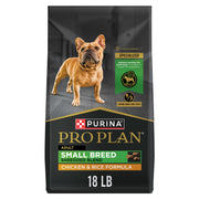 Purina Pro Plan sac 18 lb affichant l’emballage pratique et informations