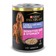Purina Pro Plan face boîte avant montrant l'étiquette et facilité d'identification