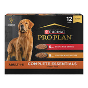Purina Pro Plan emballage avant montrant le pack varié bénéfice praticité