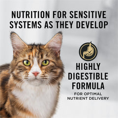 Purina Pro Plan gros plan sur croquettes, protéines de qualité visibles