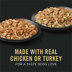 Purina Pro Plan gros plan sur la texture pour illustrer protéines et goût