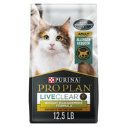 Purina Pro Plan emballage face montrant le bénéfice réduction d'allergènes