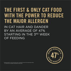 Purina Pro Plan LiveClear comparaison de taille de croquette pour mâchoire de chat âgé