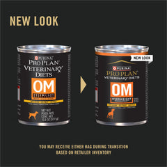Purina Pro Plan OM canette ouverte montrant une appétence visible