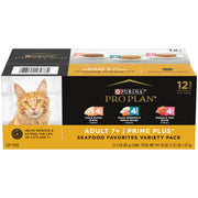 Purina Pro Plan packaging avant montrant le pack varié et information produit