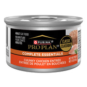 Purina Pro Plan devant boîte montrant format pratique et nutrition complète