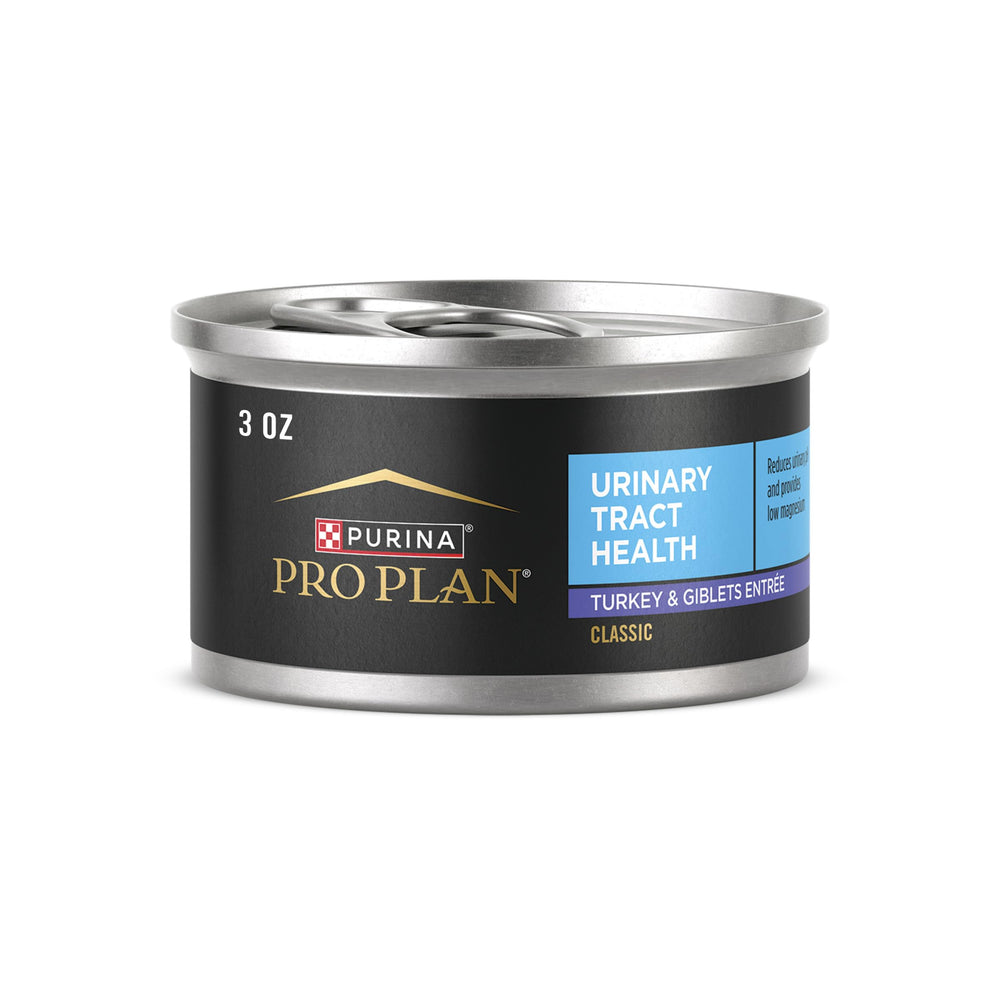 Purina Pro Plan paquet vu de face montrant l’étiquette et la formule urinaire