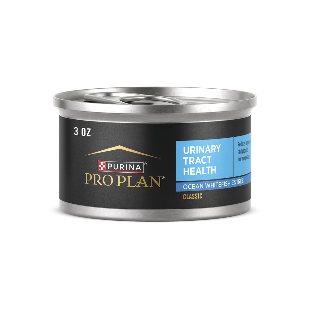 Purina Pro Plan emballage avant montrant formulation urinaire bénéfice prévention
