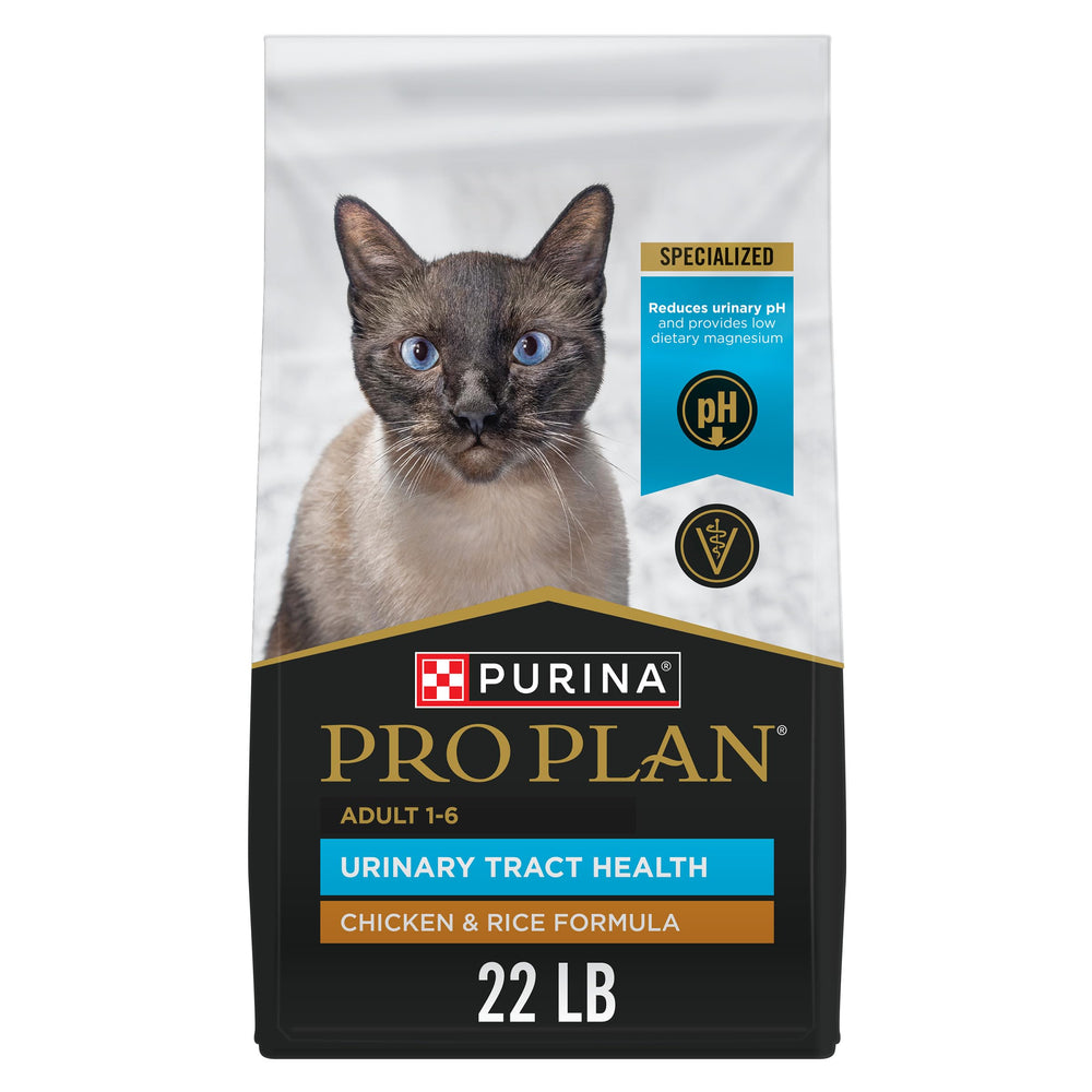 Purina Pro Plan sachet 22 lb montrant l’emballage clair et informatif