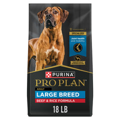 Purina Pro Plan sachet avant montrant formule bœuf et riz bénéfices nutritionnels