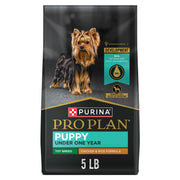 Purina Pro Plan sachet devant montrant la formule poulet et riz et l'information bénéfique