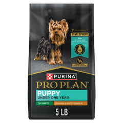 Purina Pro Plan sachet devant montrant la formule poulet et riz et l'information bénéfique