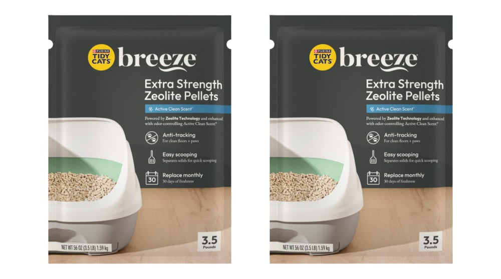 Purina Tidy Cats emballage recto montrant le format pack et bénéfice stockage