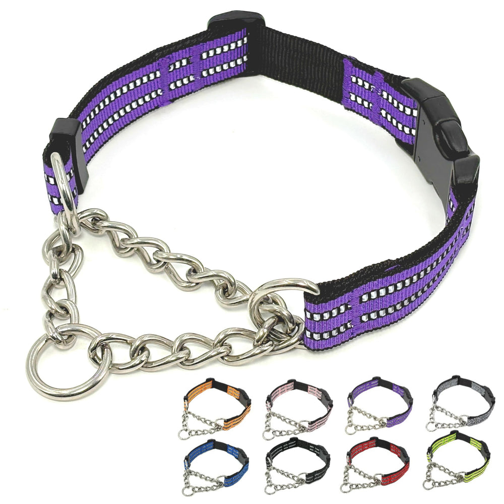 PUROAYET pack du collier martingale violet, présentation produit sécurisée