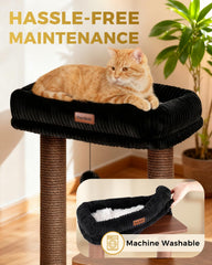Purrlato coussin supérieur amovible lavable pour entretien facile