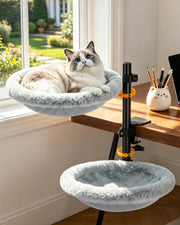Purrlato perchoir double face avant montrant stabilité et confort