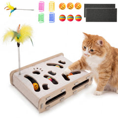 PURROL boîte frontale montrant ouverture et design pour stimulation des chats