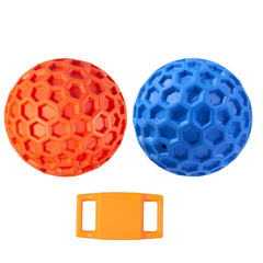 Putago balle bleu et orange montrant le design et la taille pour jeu actif