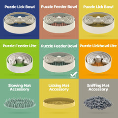 Puzzle Feeder gros plan insert en forme d'os favorisant l'engagement mental